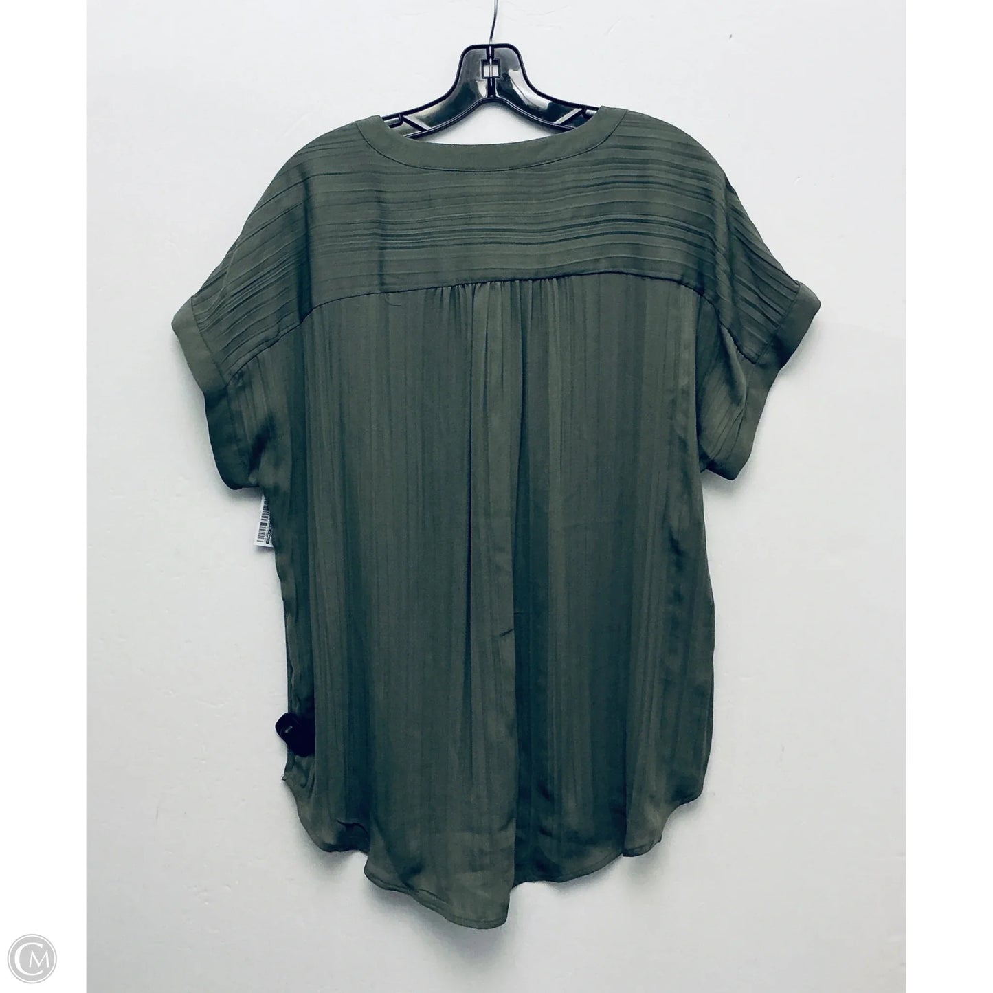 Top Short Sleeve By Simply Vera In Green, Size: Xxl