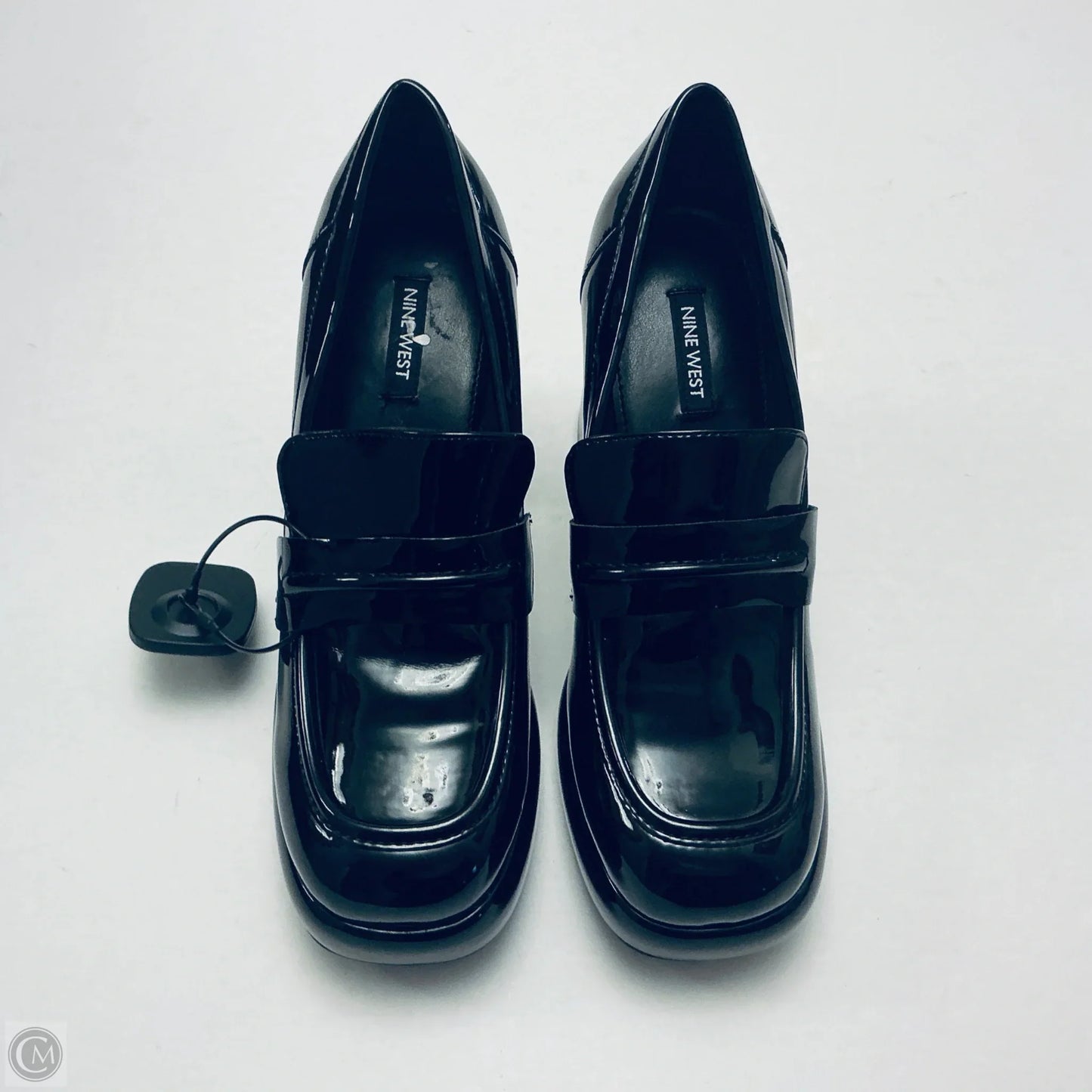 Shoes Heels Block By Nine West In Black, Size: 7.5