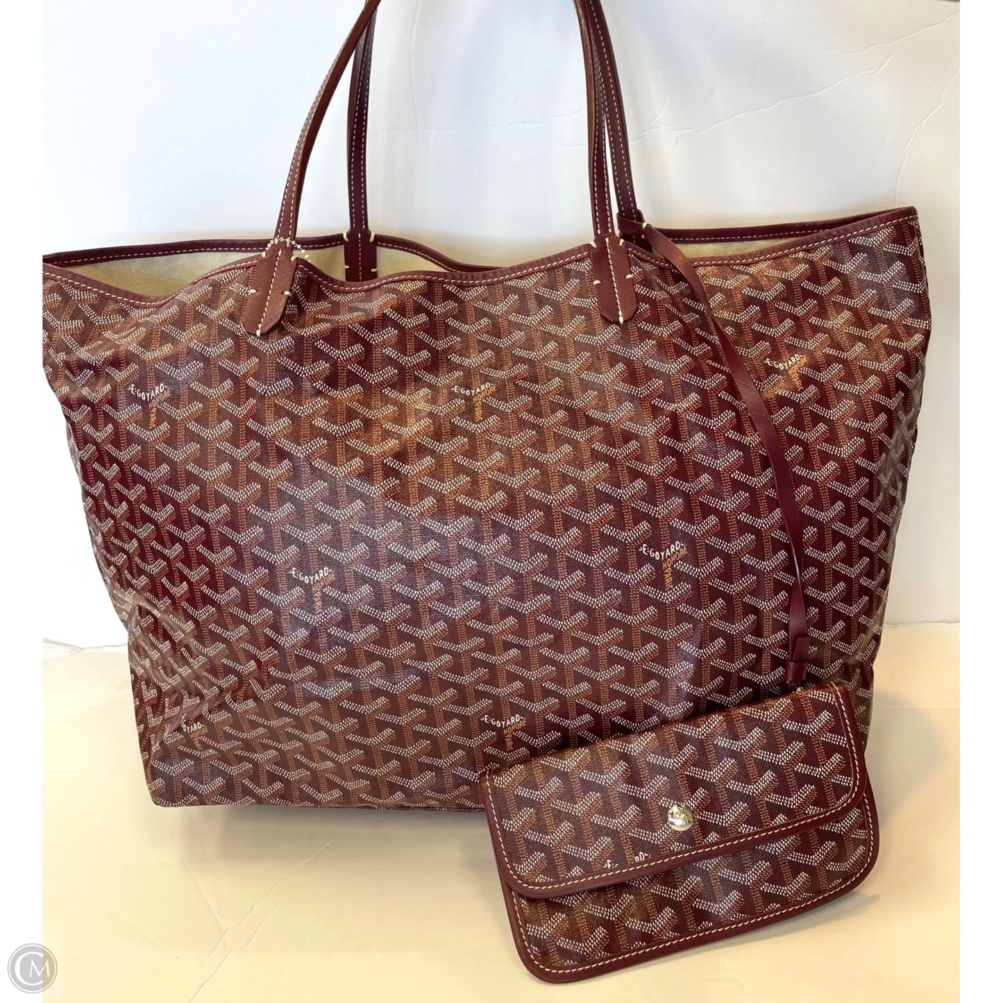 Handbag Luxury Designer By Goyard, Size: Large