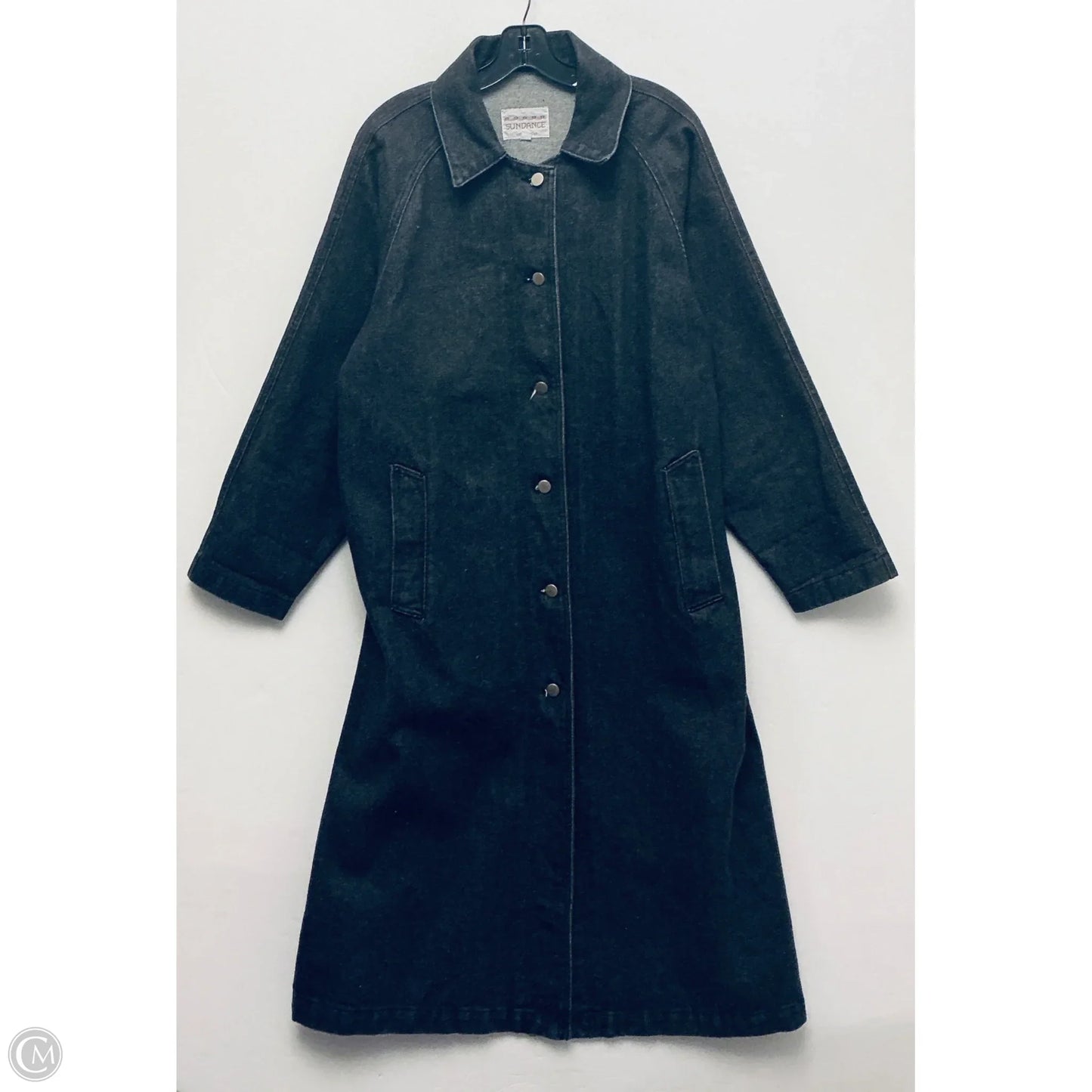 Jacket Denim By Sundance In Black Denim, Size: M
