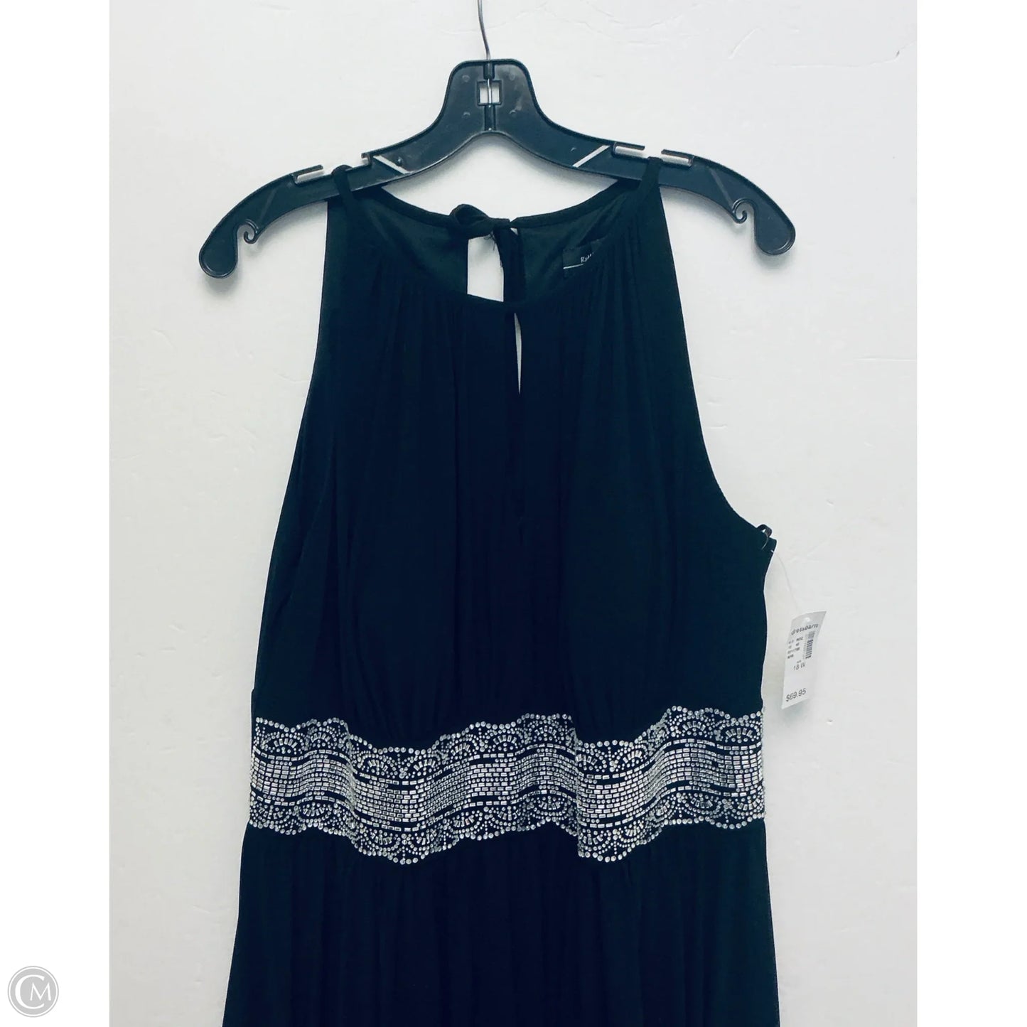 Dress Party Short By R And M Richards In Black, Size: Xxl
