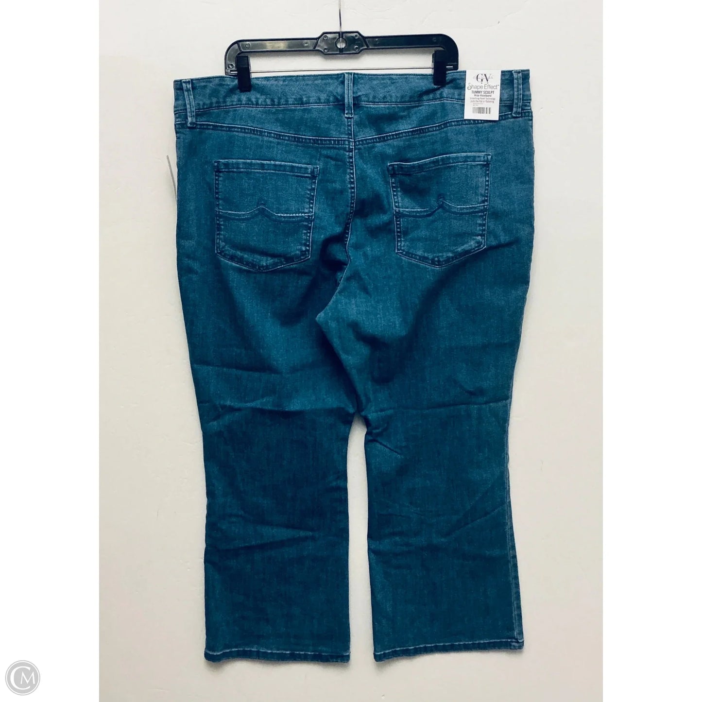 Jeans Boot Cut By Gloria Vanderbilt In Blue Denim, Size: 22