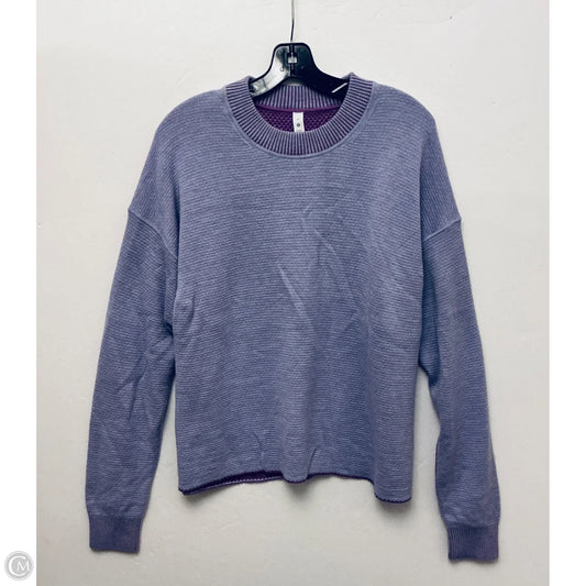 Sweater By Lululemon In Purple, Size: 14