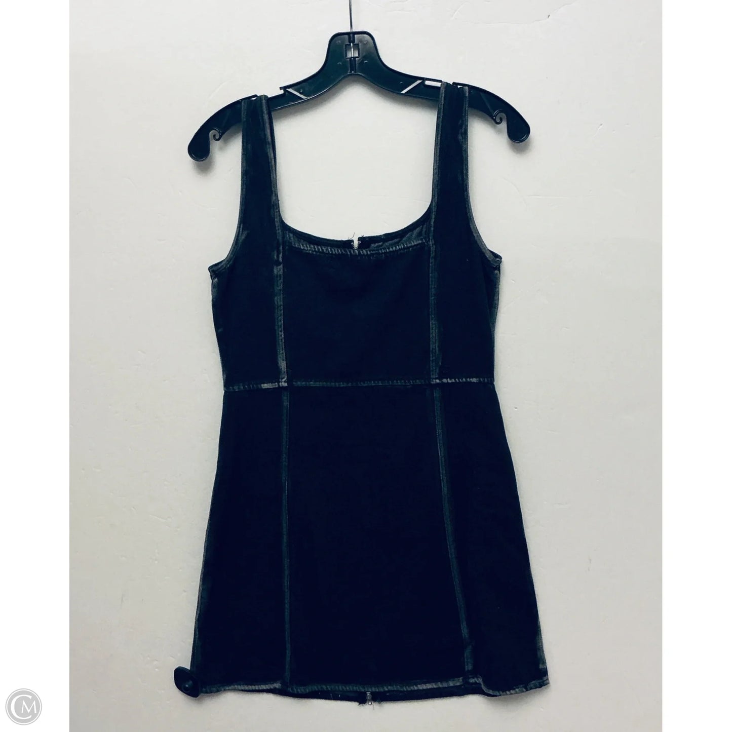 Dress Casual Short By Storia In Black Denim, Size: L
