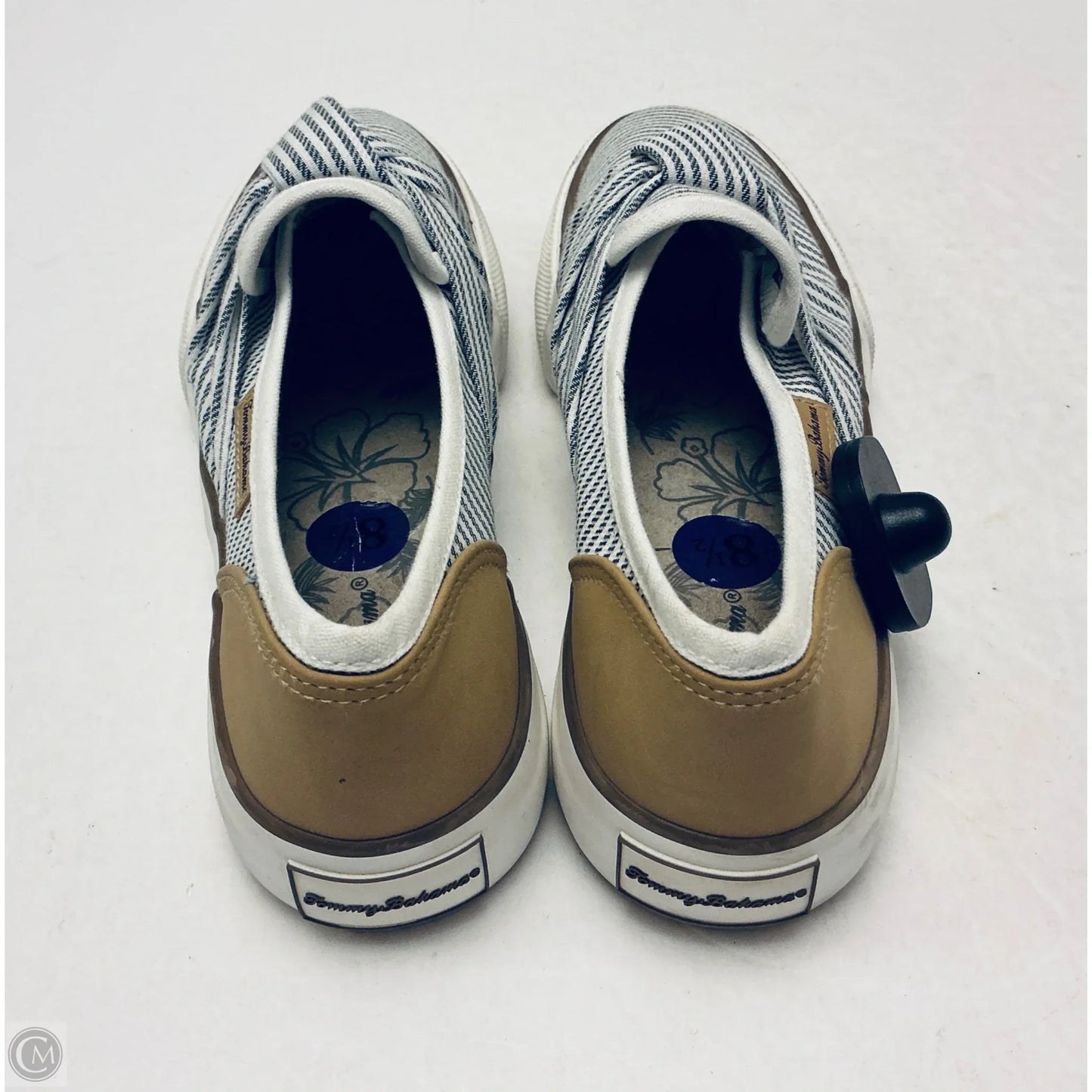 Shoes Flats By Tommy Bahama In Striped Pattern, Size: 8.5
