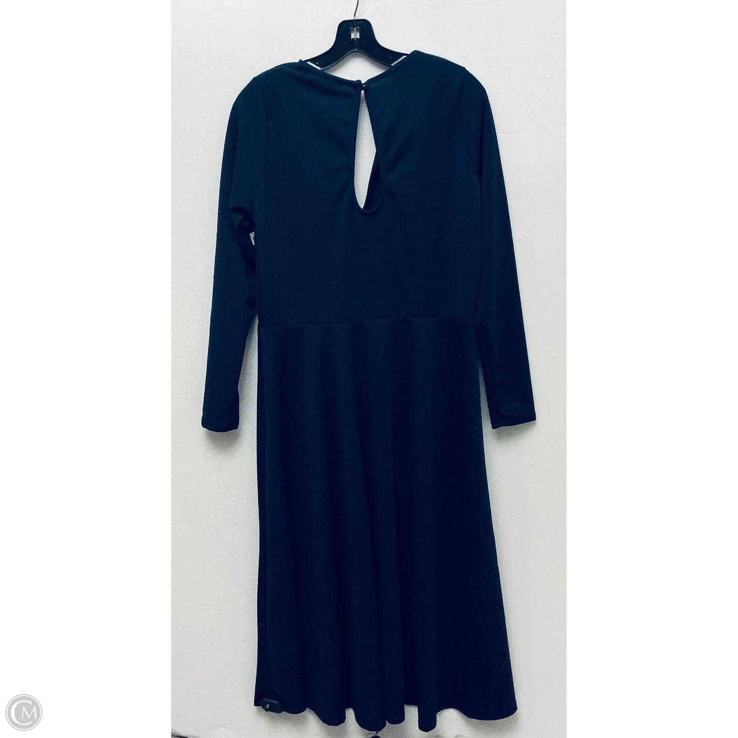 Dress Casual Midi By Fashion Nova In Navy, Size: 1x