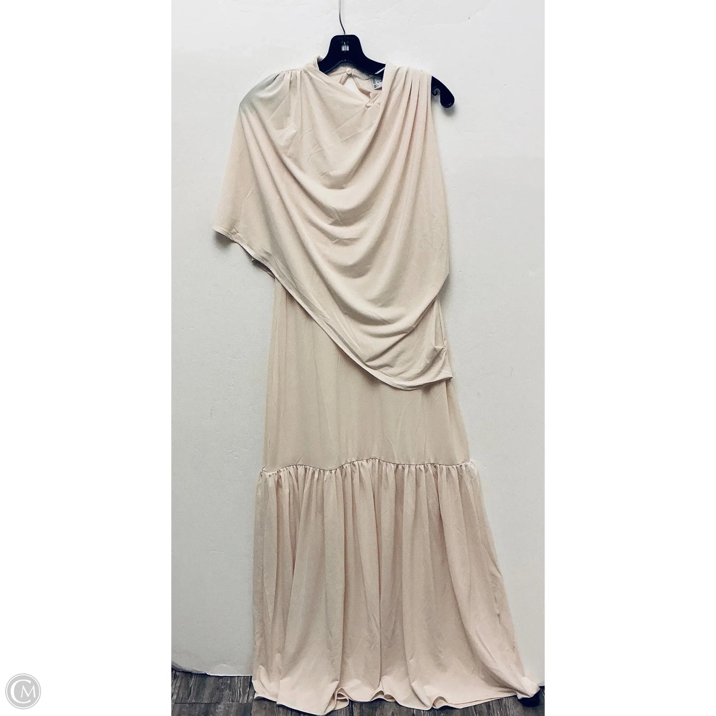 Dress Casual Maxi By H&m In Beige, Size: M