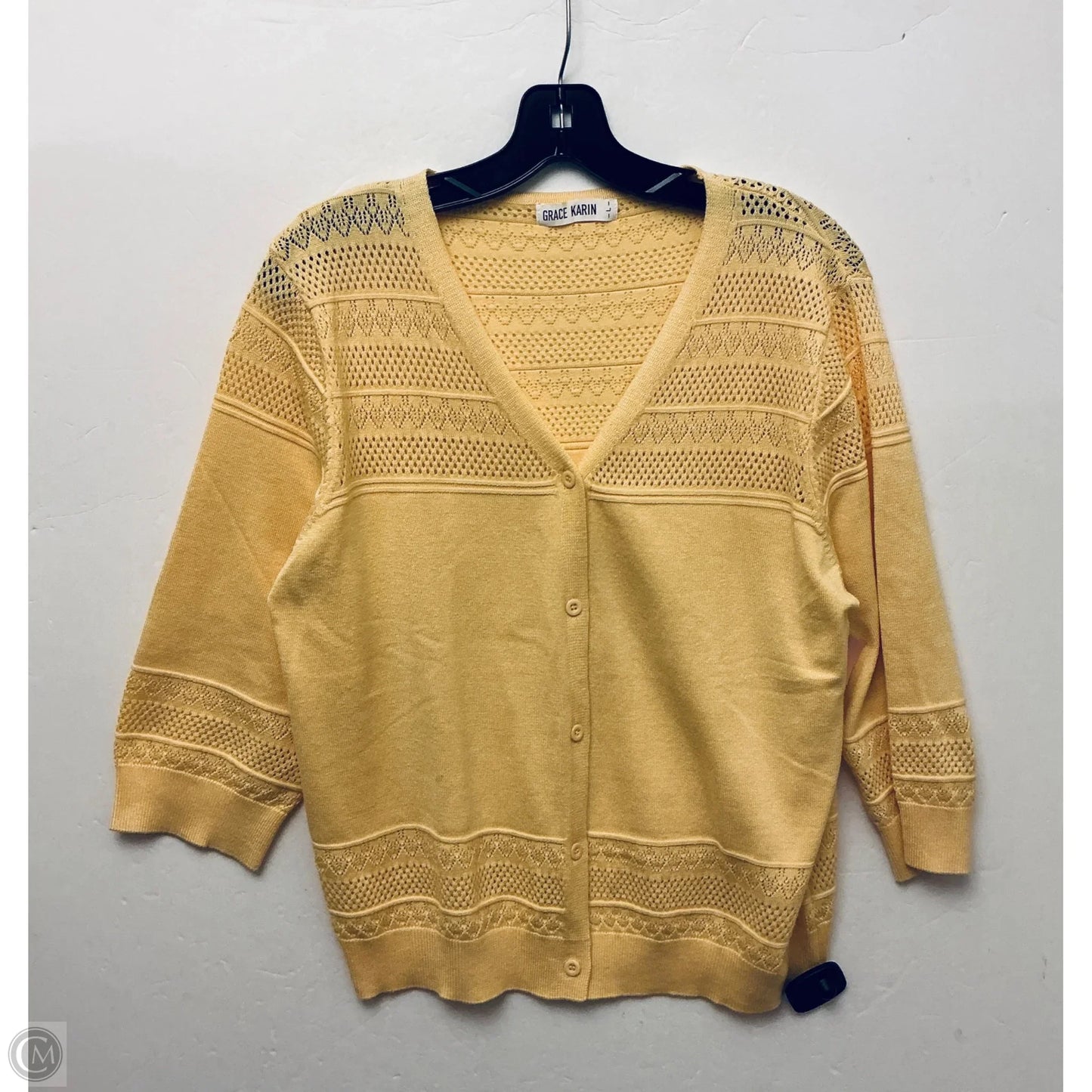 Sweater By Grace Karin In Yellow, Size: L