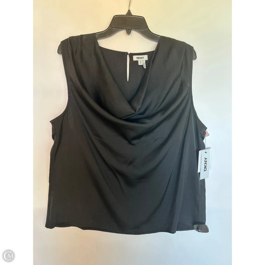 Top Sleeveless By Dkny In Black, Size: Xl