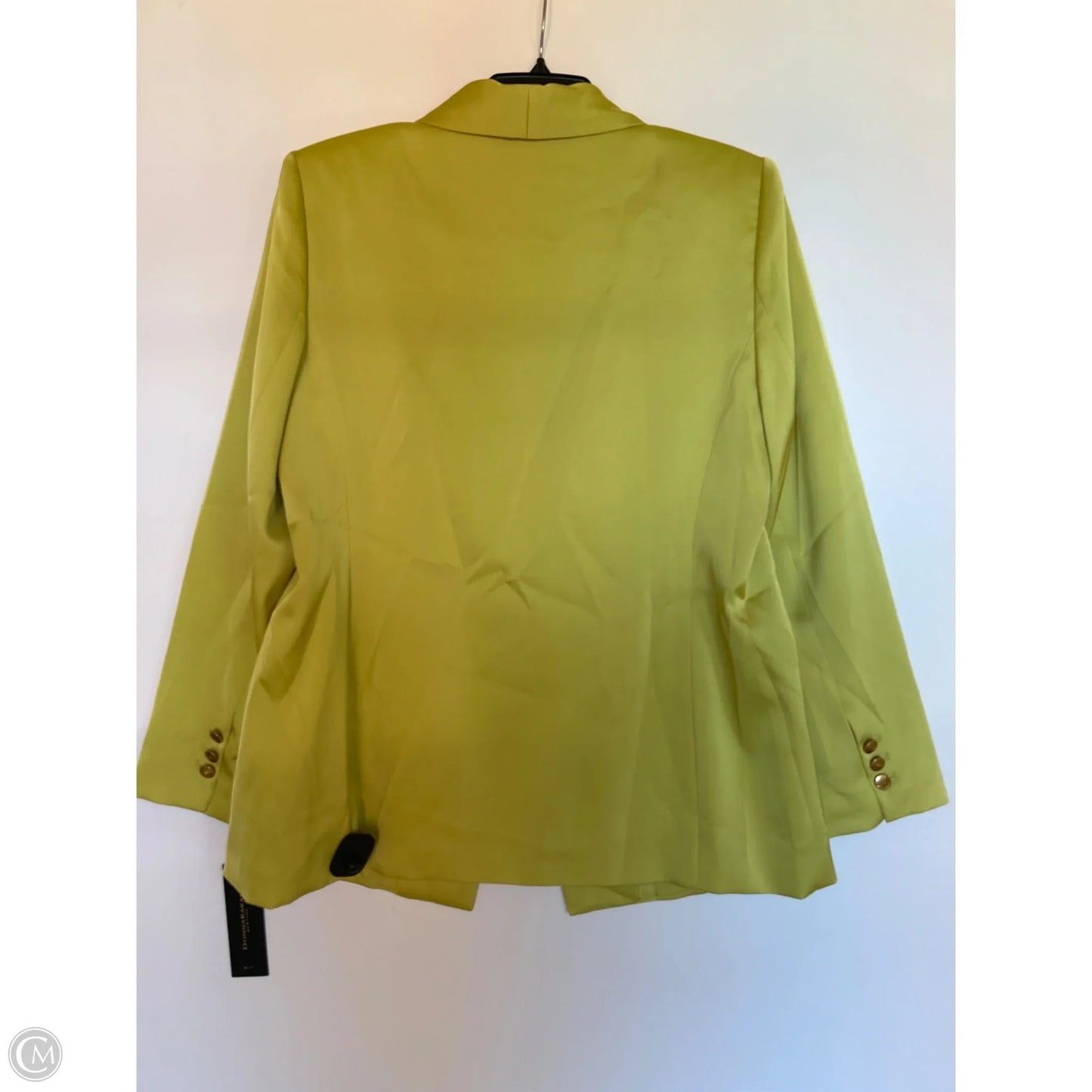 Blazer By Donna Karan In Green, Size: Xl