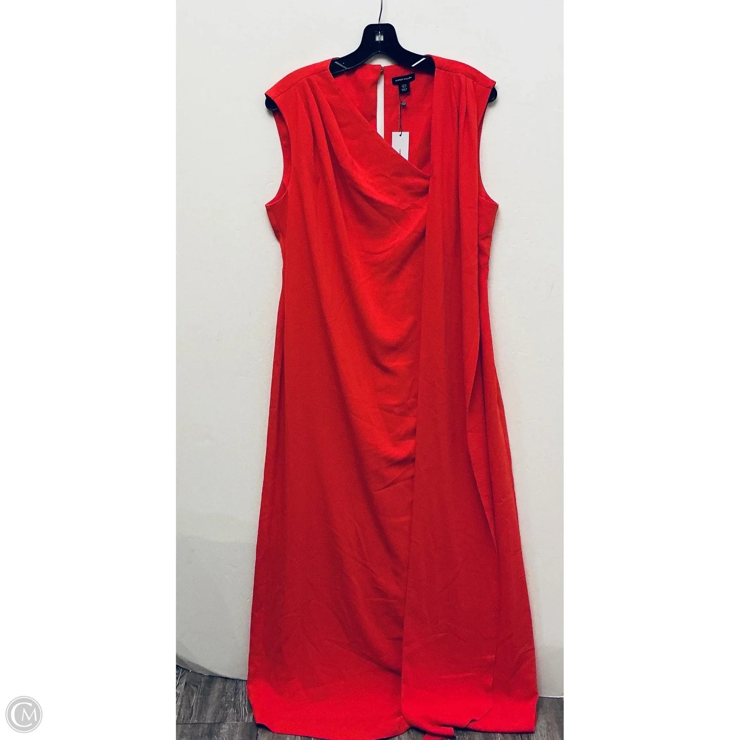 Dress Party Long By Karen Millen In Coral, Size: 12