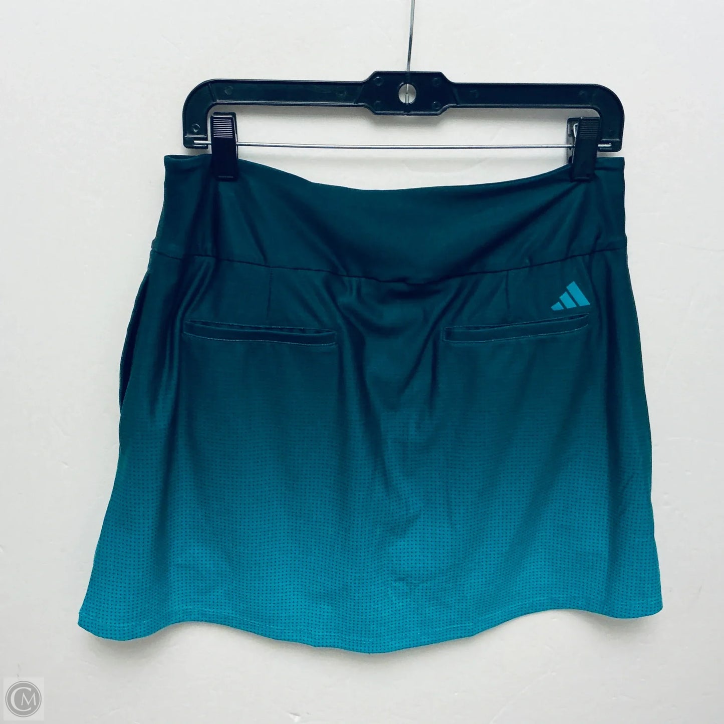 Athletic Skirt By Adidas In Teal, Size: M