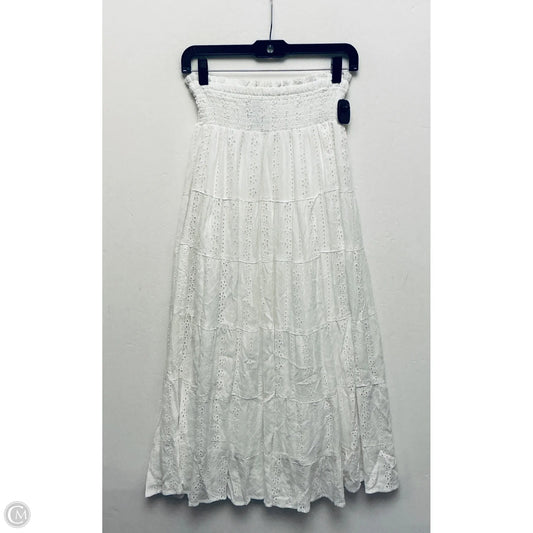 Skirt Maxi By Angie In White, Size: S