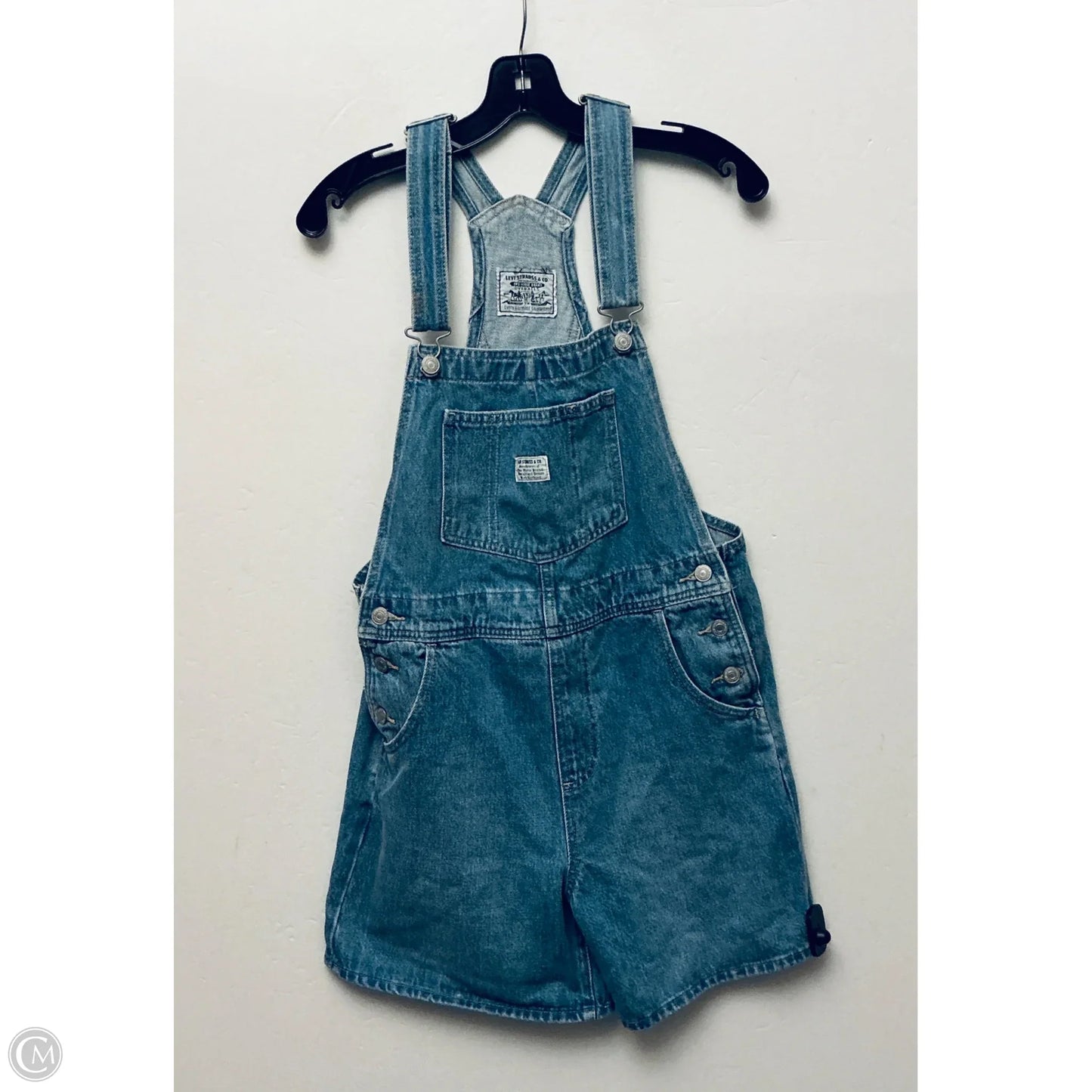 Shortalls By Levis In Blue Denim, Size: S