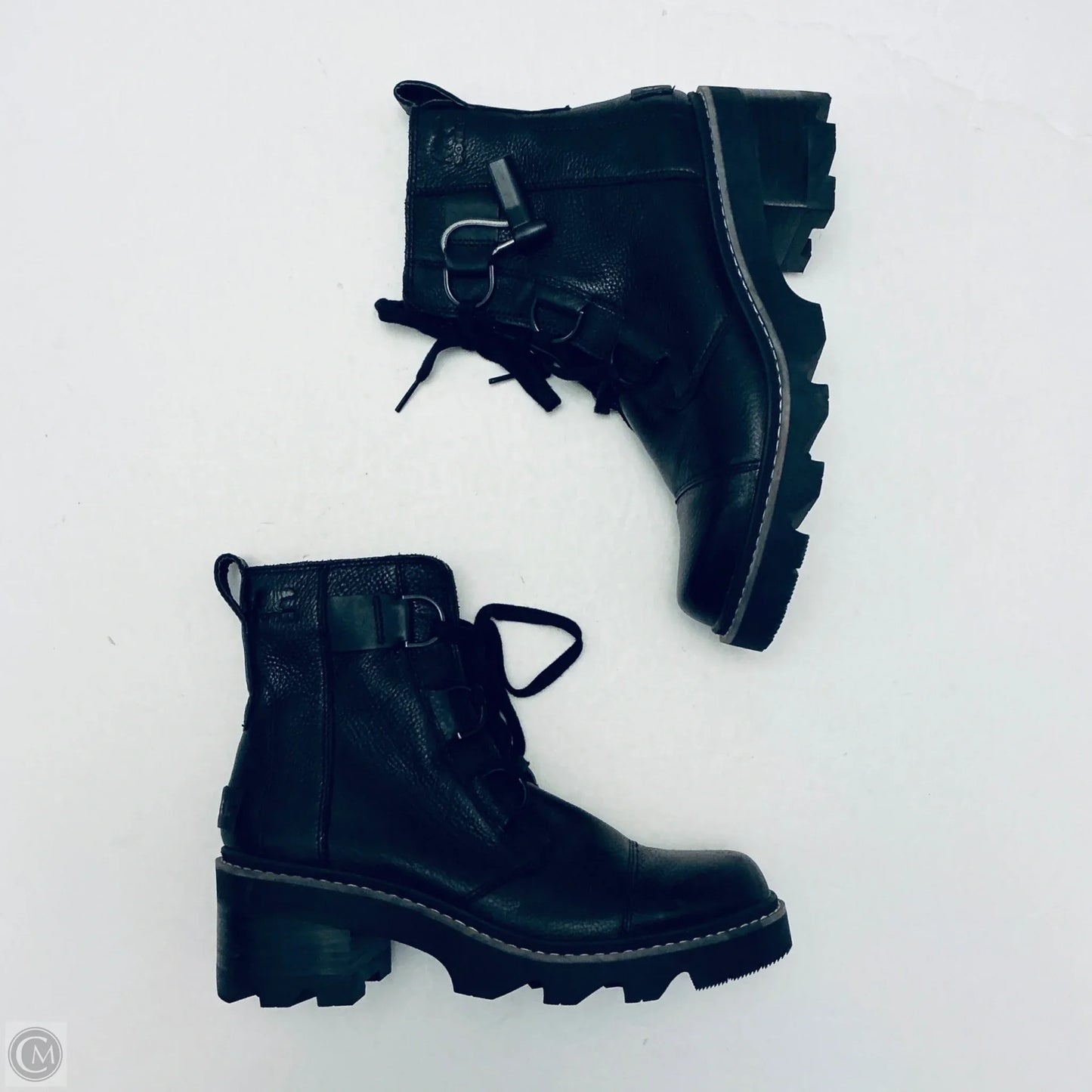 Boots Ankle Heels By Sorel In Black, Size: 9.5