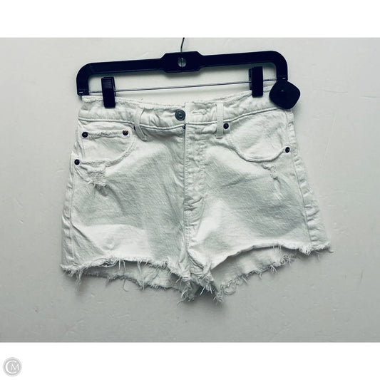 Shorts By Abercrombie And Fitch In White Denim, Size: 4