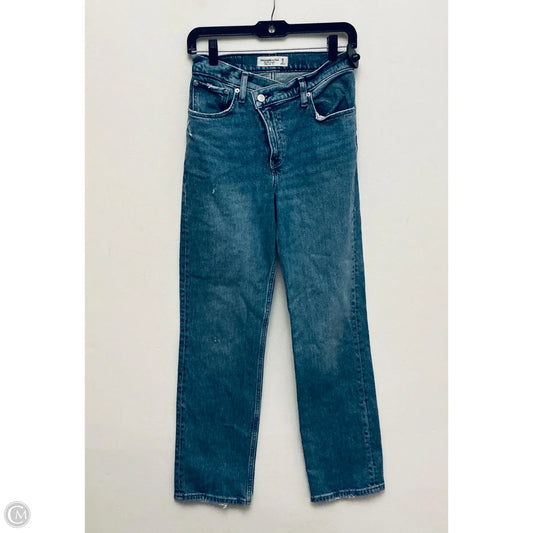 Jeans Boyfriend By Abercrombie And Fitch In Blue Denim, Size: 2