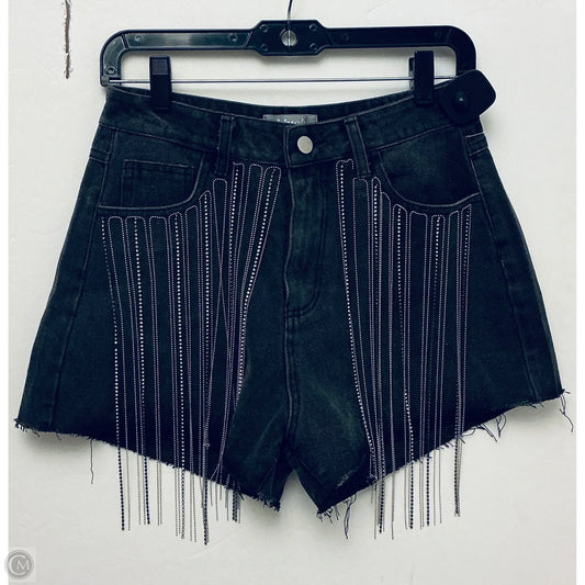Shorts By Blue B In Black Denim, Size: S