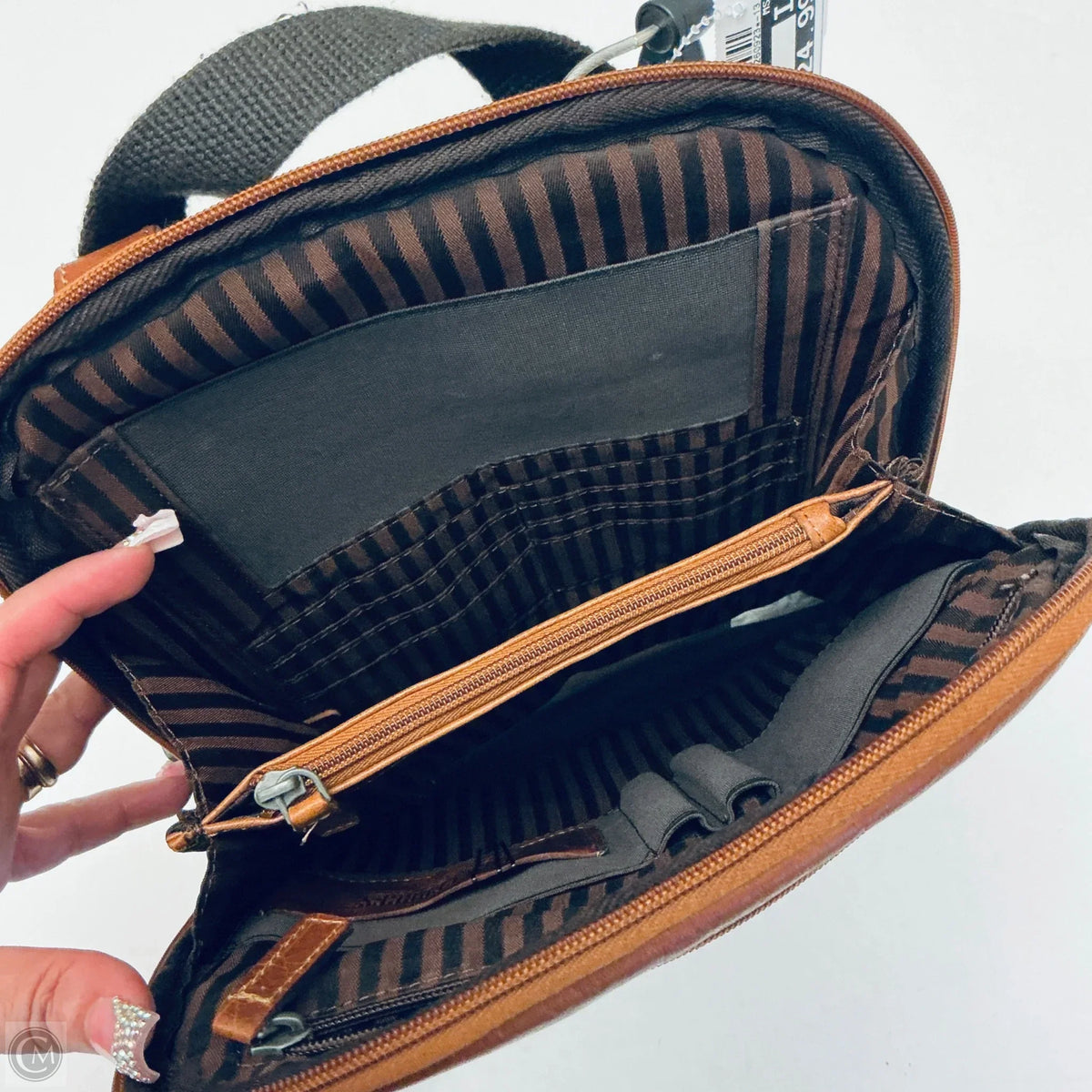Backpack Leather By Cmc, Size: Medium