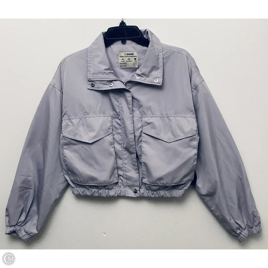 Jacket Windbreaker By Ci Sono In Purple, Size: S