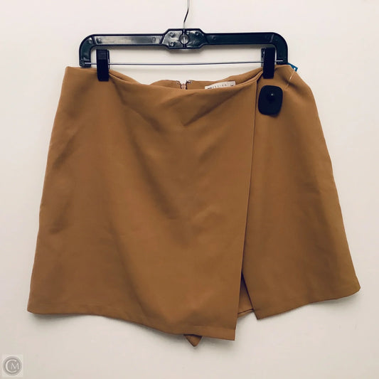 Skort By Asos In Tan, Size: 12l