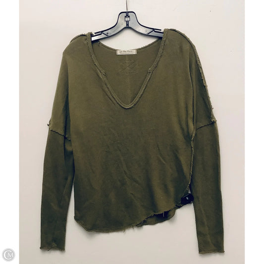 Top Long Sleeve By We The Free In Green, Size: L