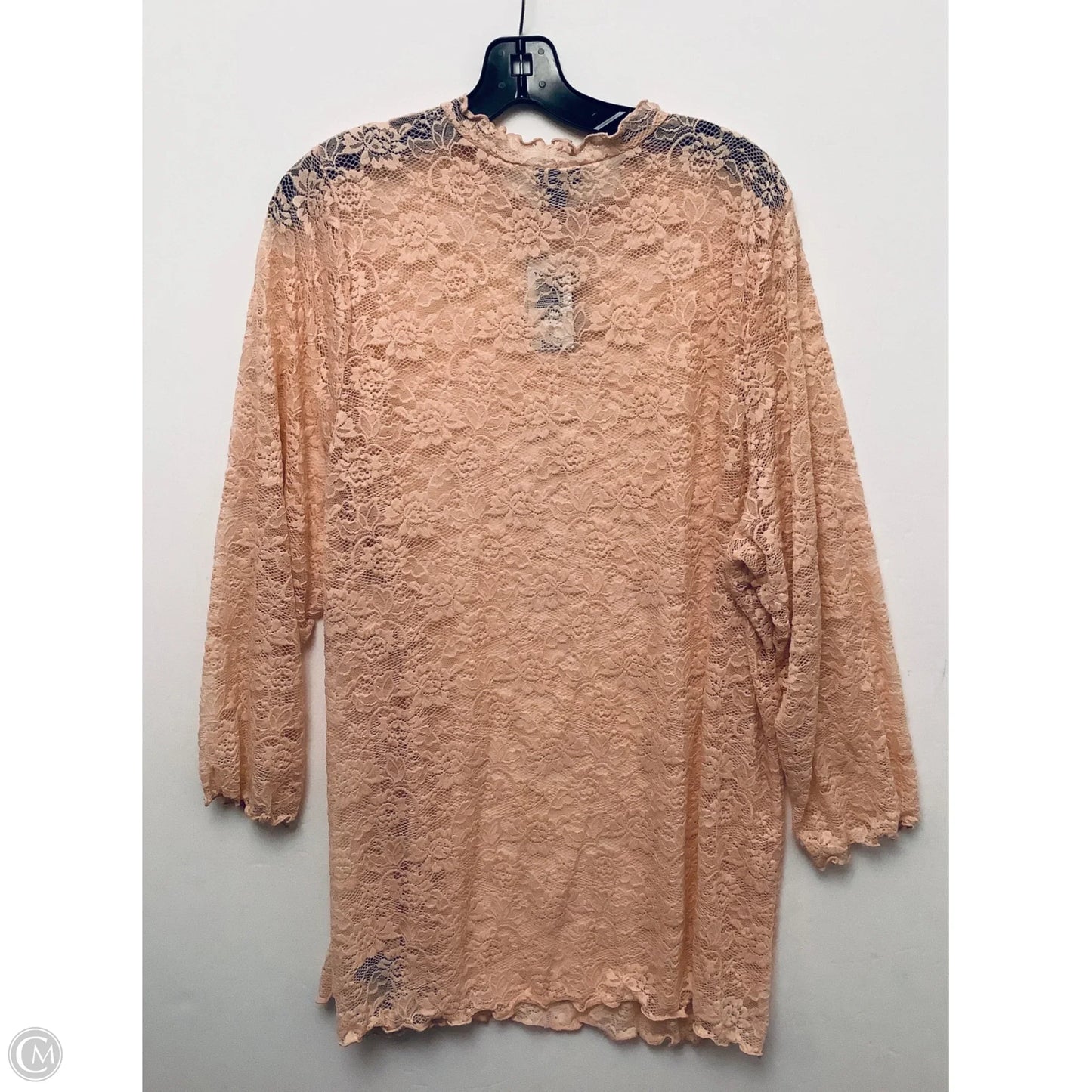 Top Long Sleeve By Torrid In Pink, Size: 4x