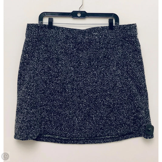 Skirt Mini & Short By Loft In Black & White, Size: Xl