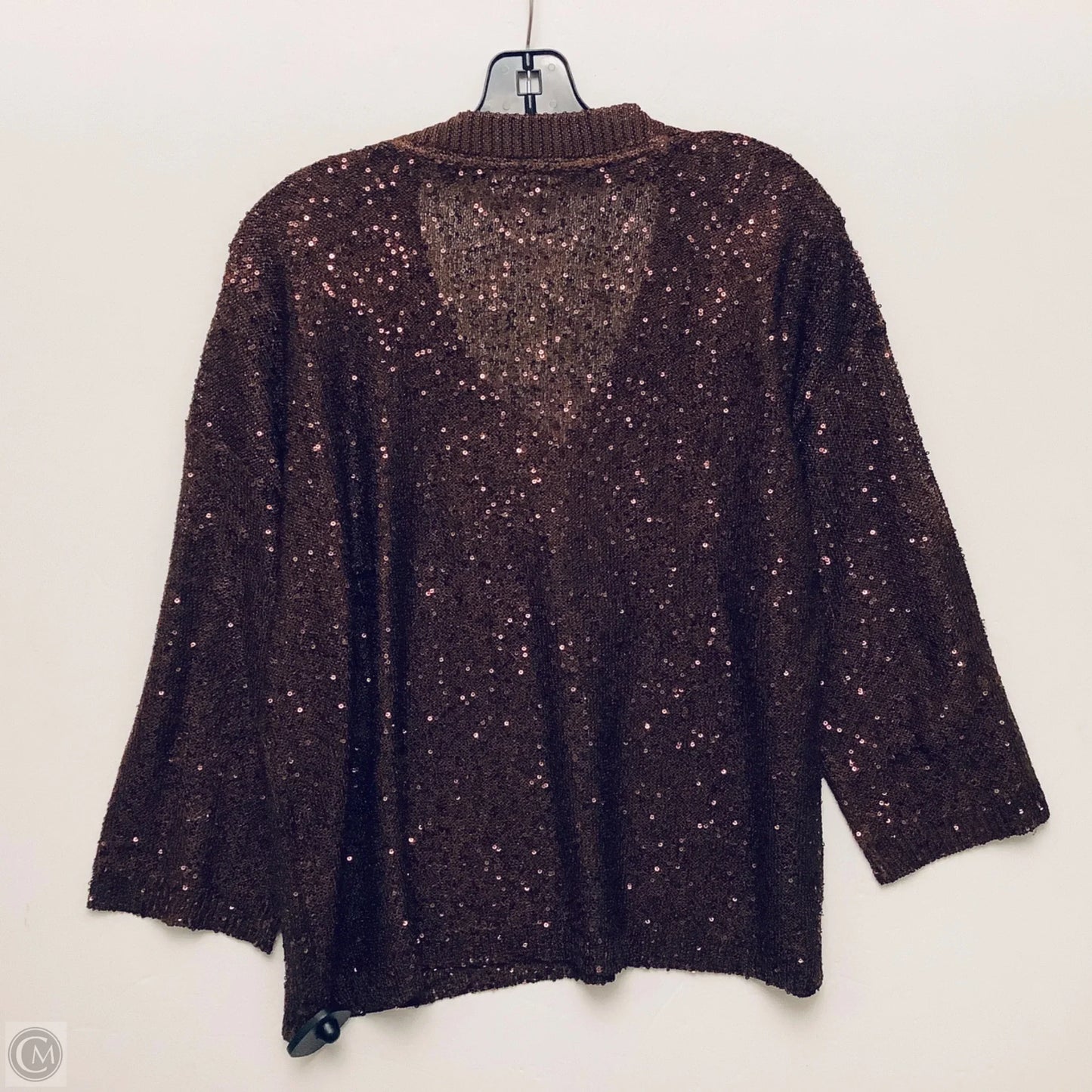 Sweater By Calvin Klein In Brown, Size: L