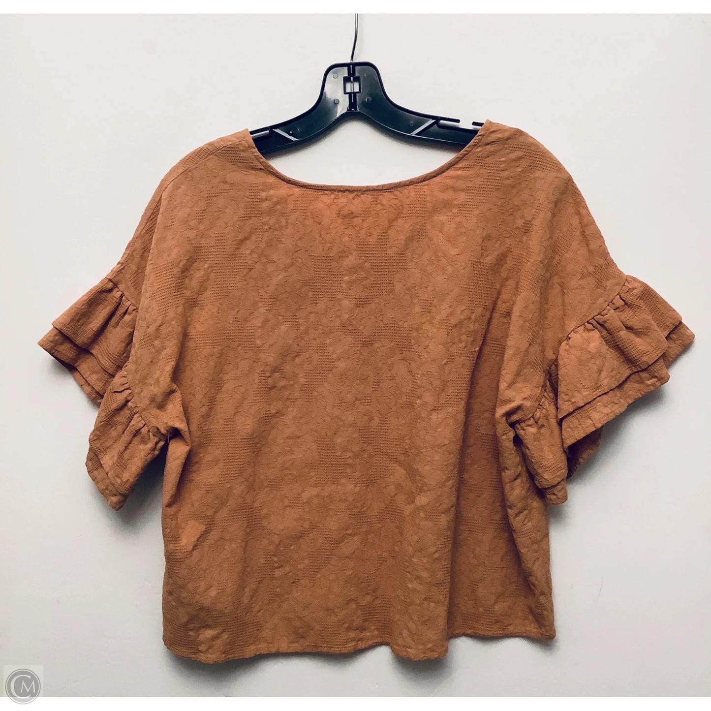 Top Short Sleeve By Ces Femme In Orange, Size: S