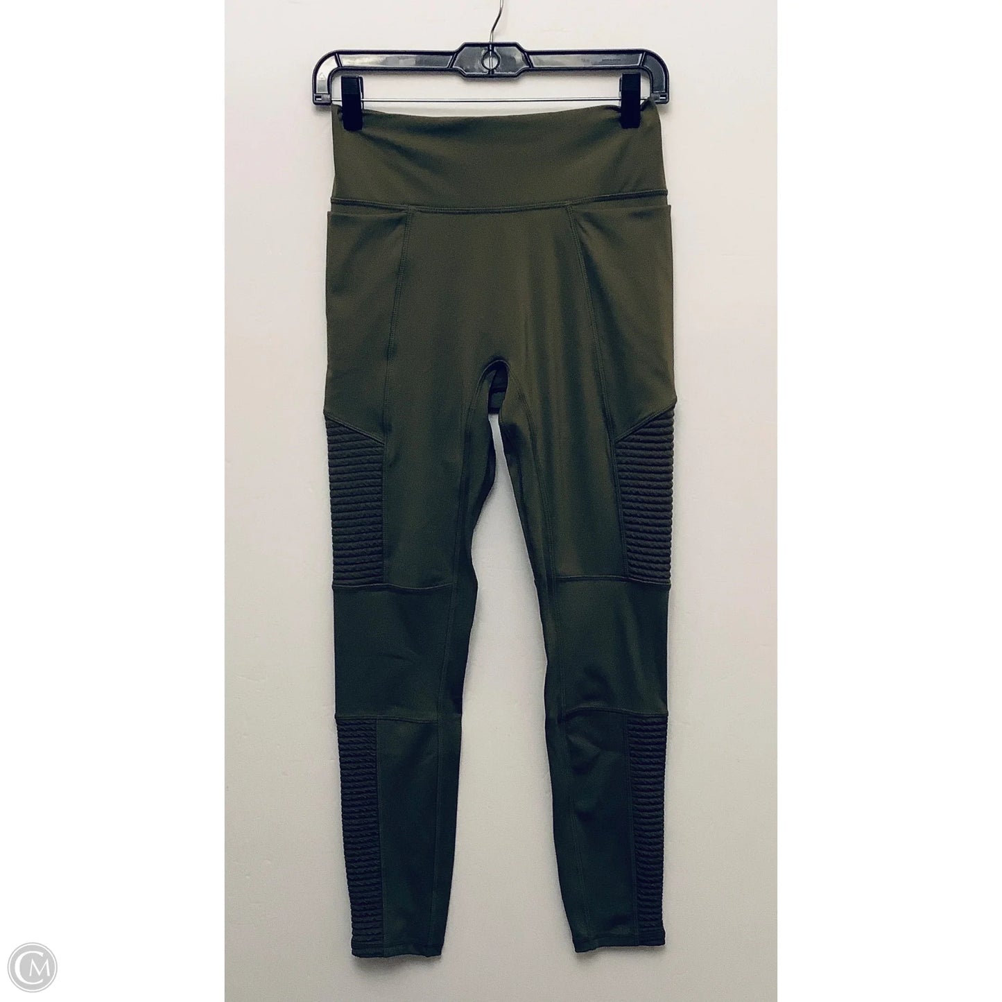 Athletic Leggings By Fabletics In Green, Size: M