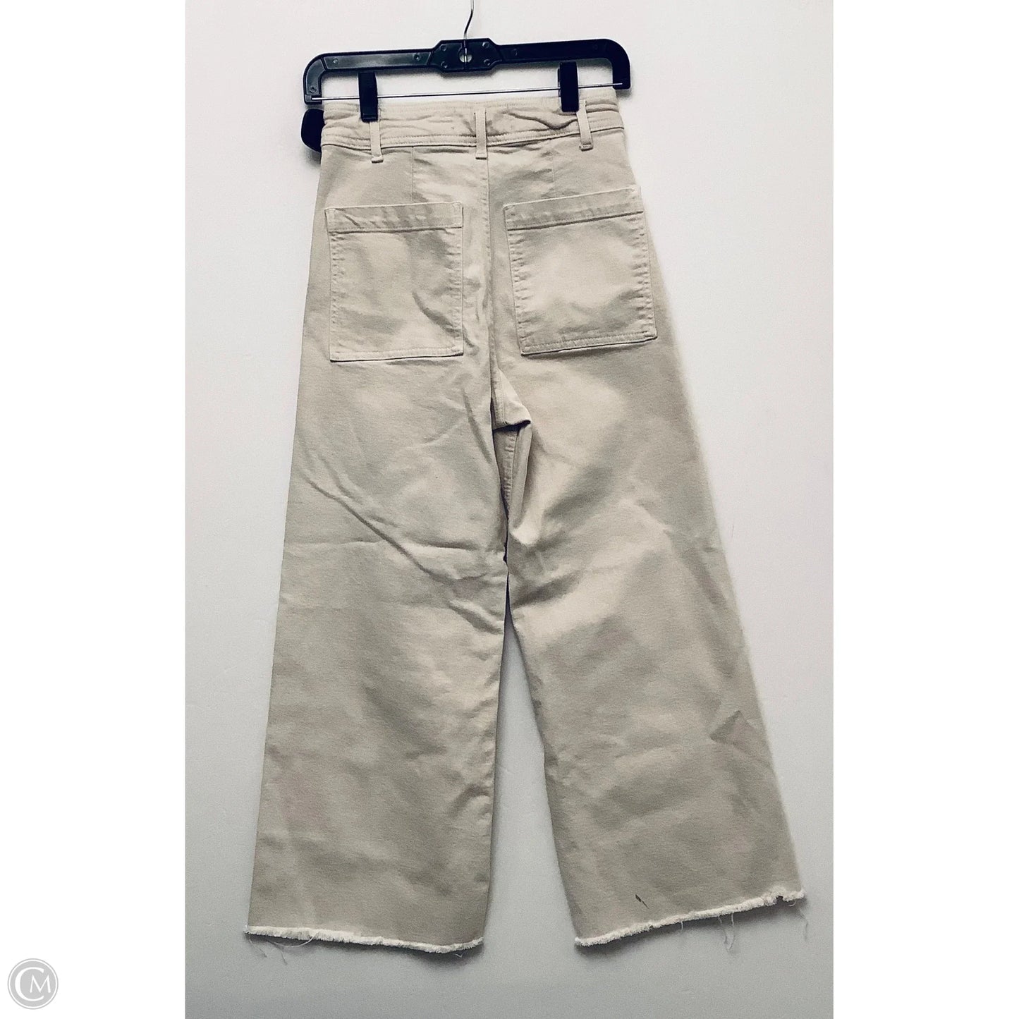 Jeans Straight By Zara In Tan, Size: 4