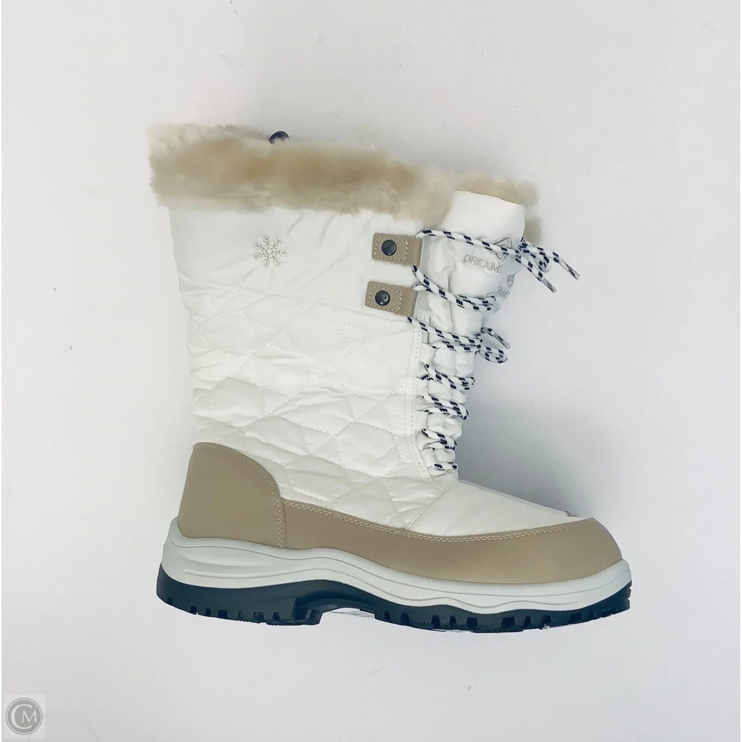 Boots Snow By Clothes Mentor In White, Size: 10