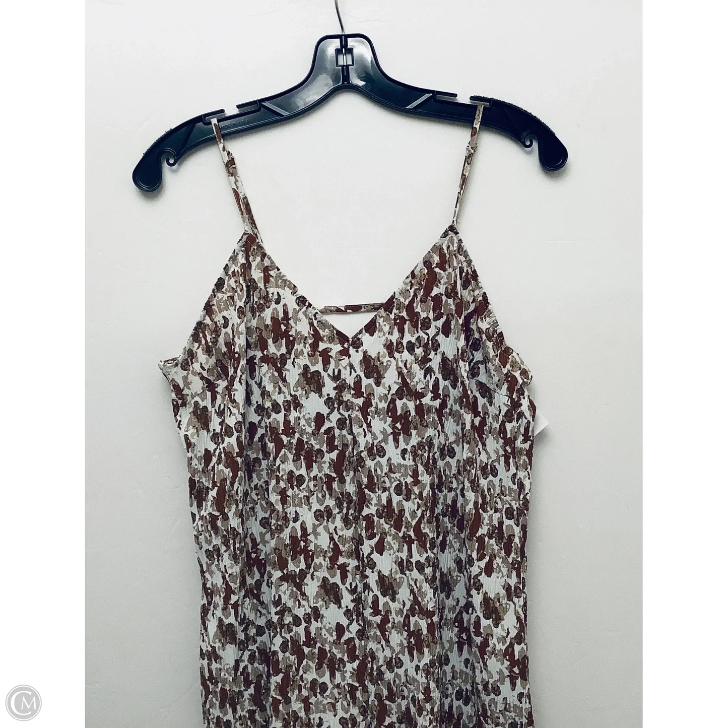Jumpsuit By Clothes Mentor In Brown & White, Size: S