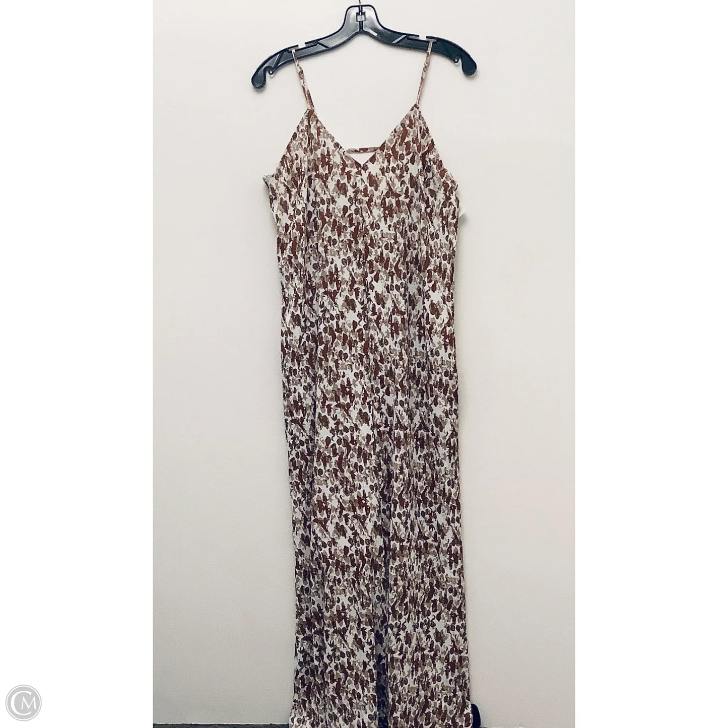 Jumpsuit By Clothes Mentor In Brown & White, Size: S
