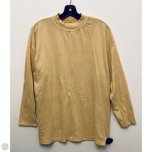 Top Long Sleeve Basic By We The Free In Yellow, Size: S