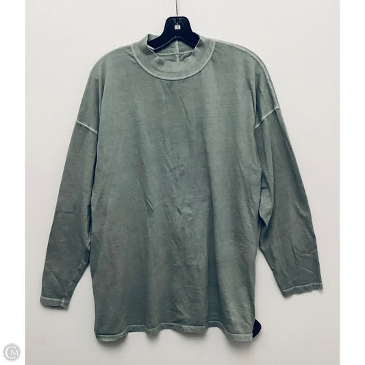 Top Long Sleeve Basic By We The Free In Green, Size: M