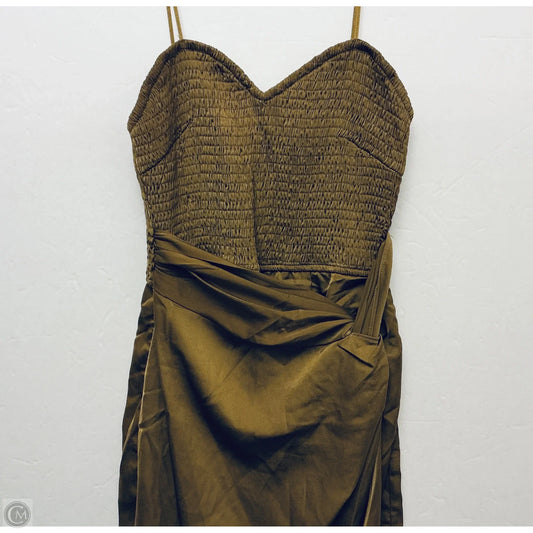 Dress Party Midi By Mustard Seed In Chartreuse, Size: S