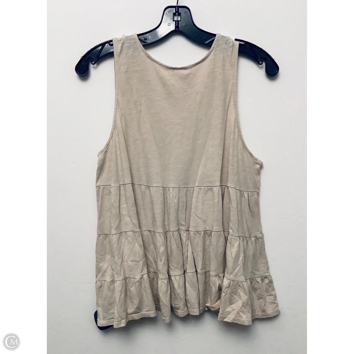 Top Sleeveless By Alya In Tan, Size: L