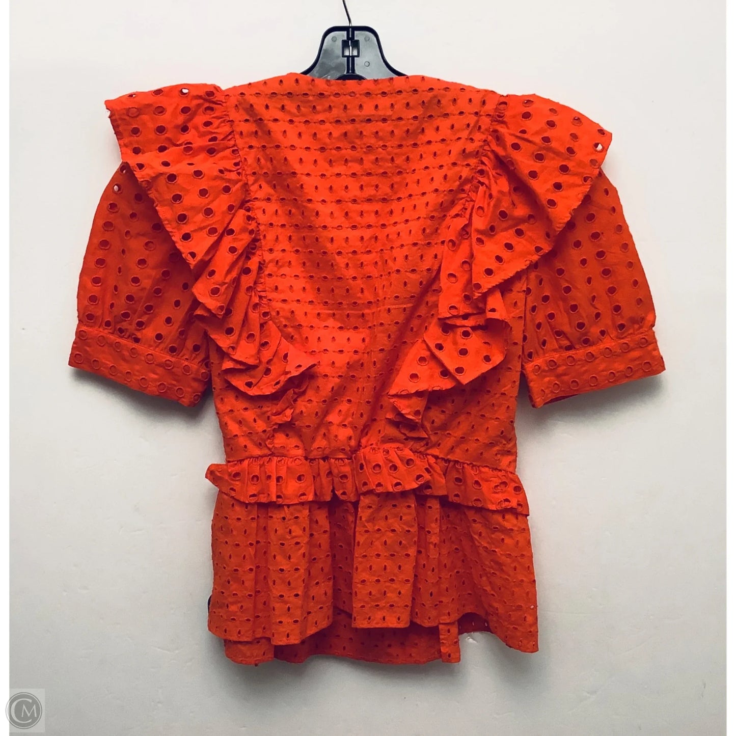 Top Short Sleeve By J. Crew In Orange, Size: S