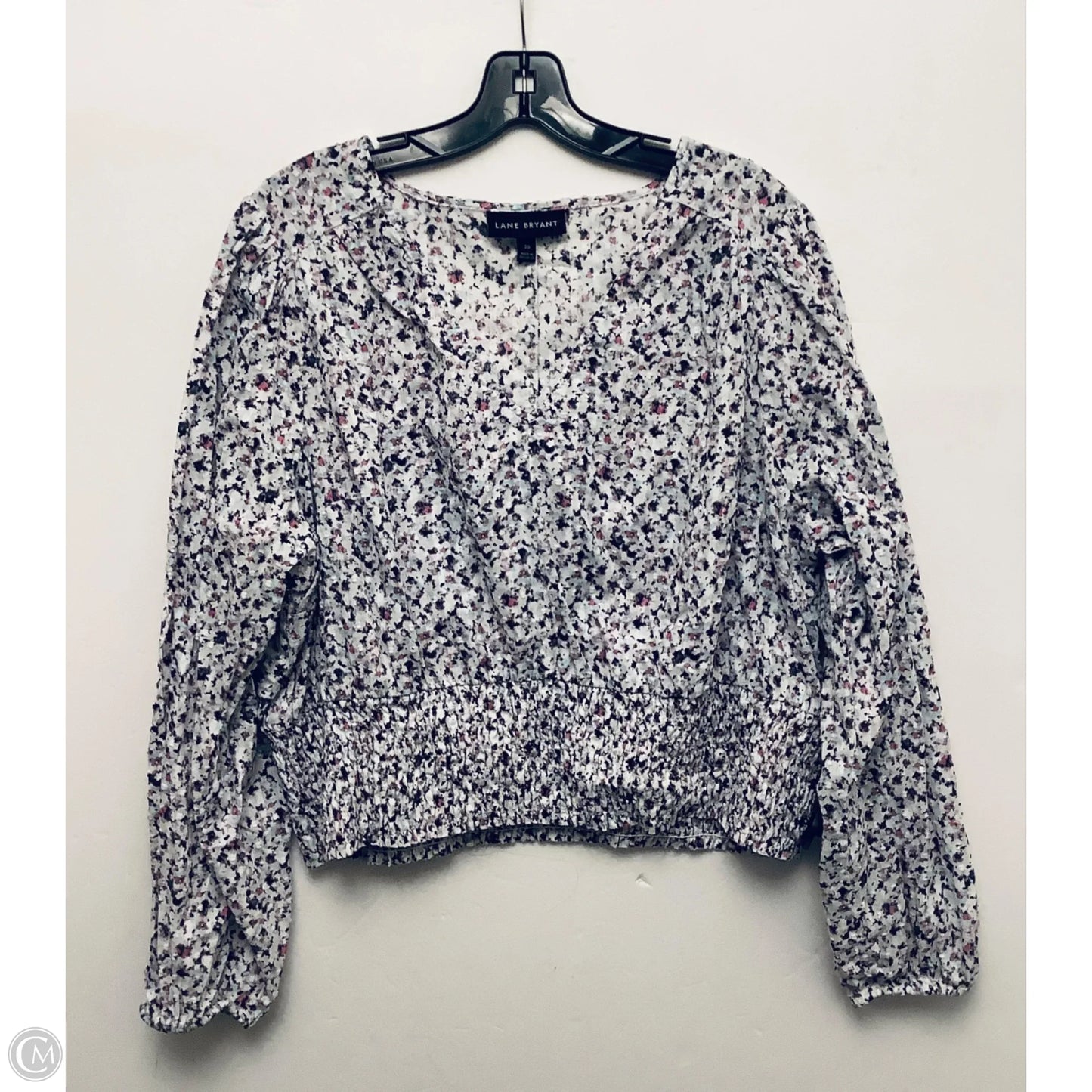 Top Long Sleeve By Lane Bryant In Floral Print, Size: 1x