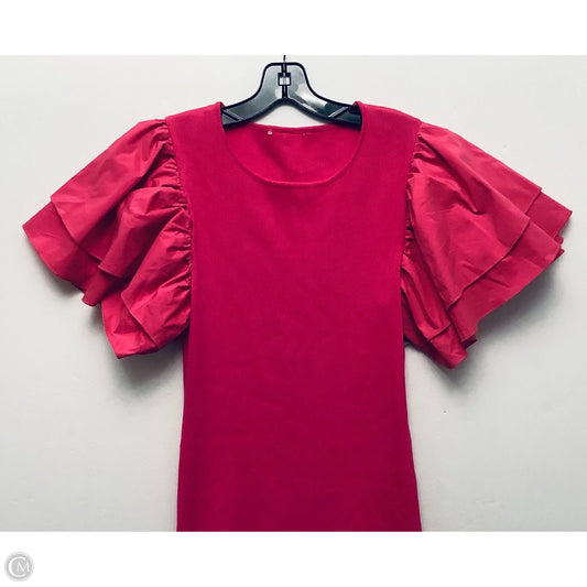 Dress Party Midi By Clothes Mentor In Pink, Size: Xs