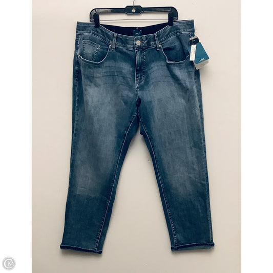 Jeans Boyfriend By Jag In Blue Denim, Size: 22