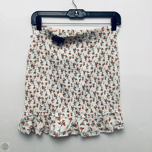 Skirt Mini & Short By Abercrombie And Fitch In Floral Print, Size: M