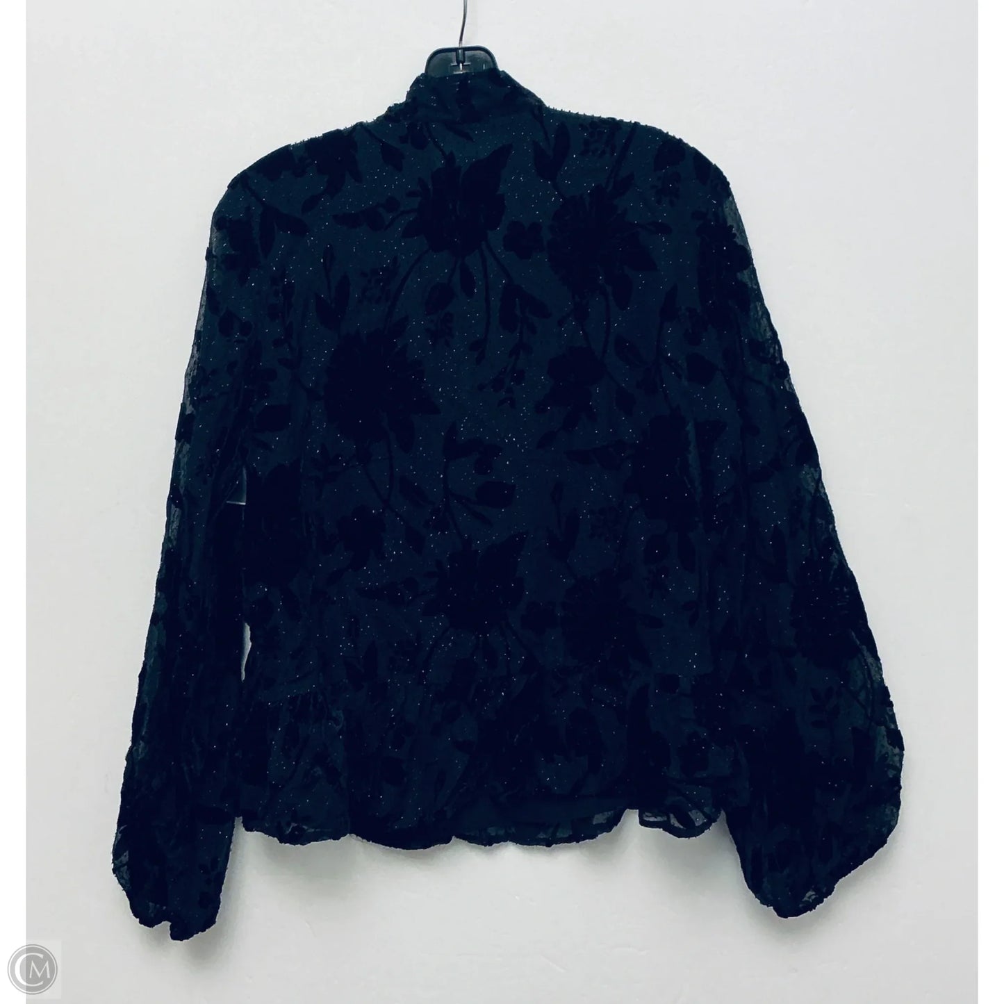 Top Long Sleeve By Express In Black, Size: M
