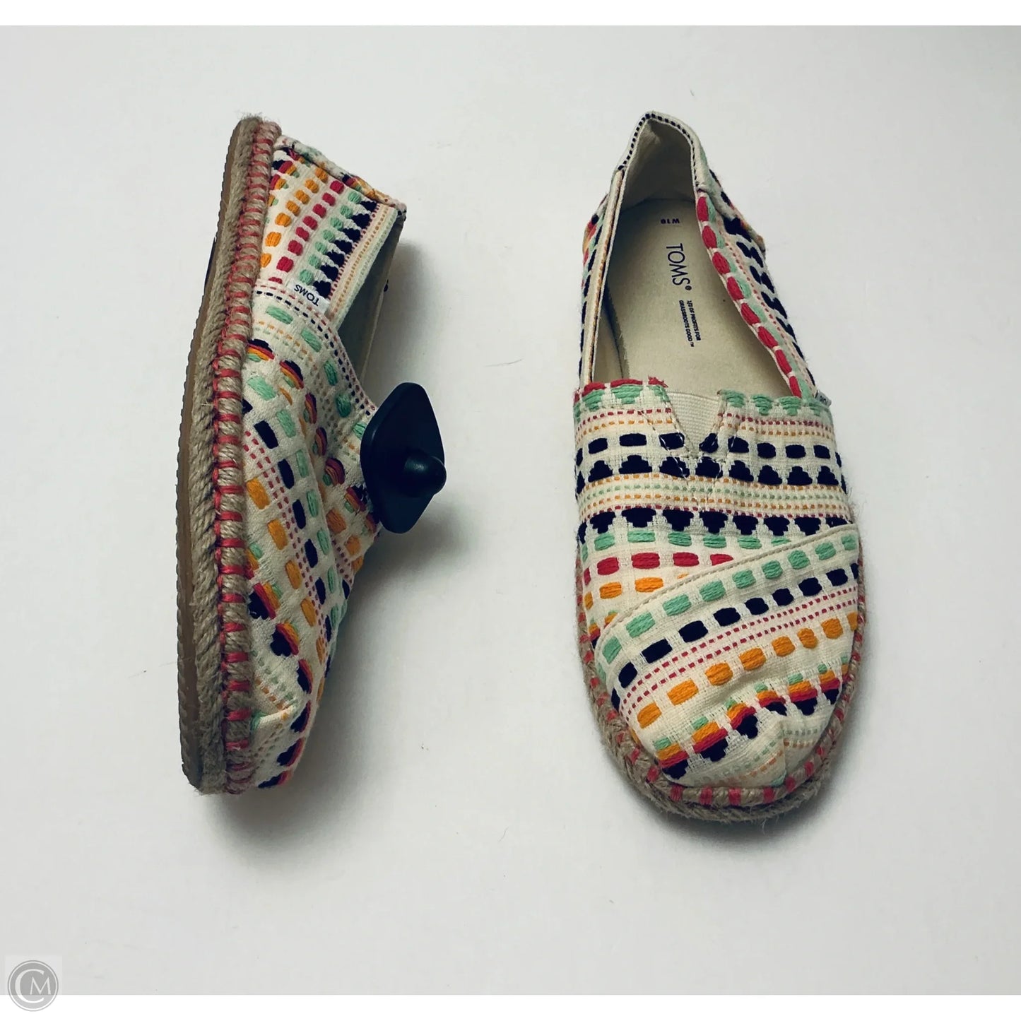 Shoes Flats By Toms In Multi-colored, Size: 10