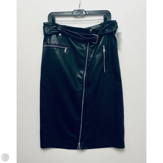 Skirt Midi By Avec Les Filles In Black, Size: L