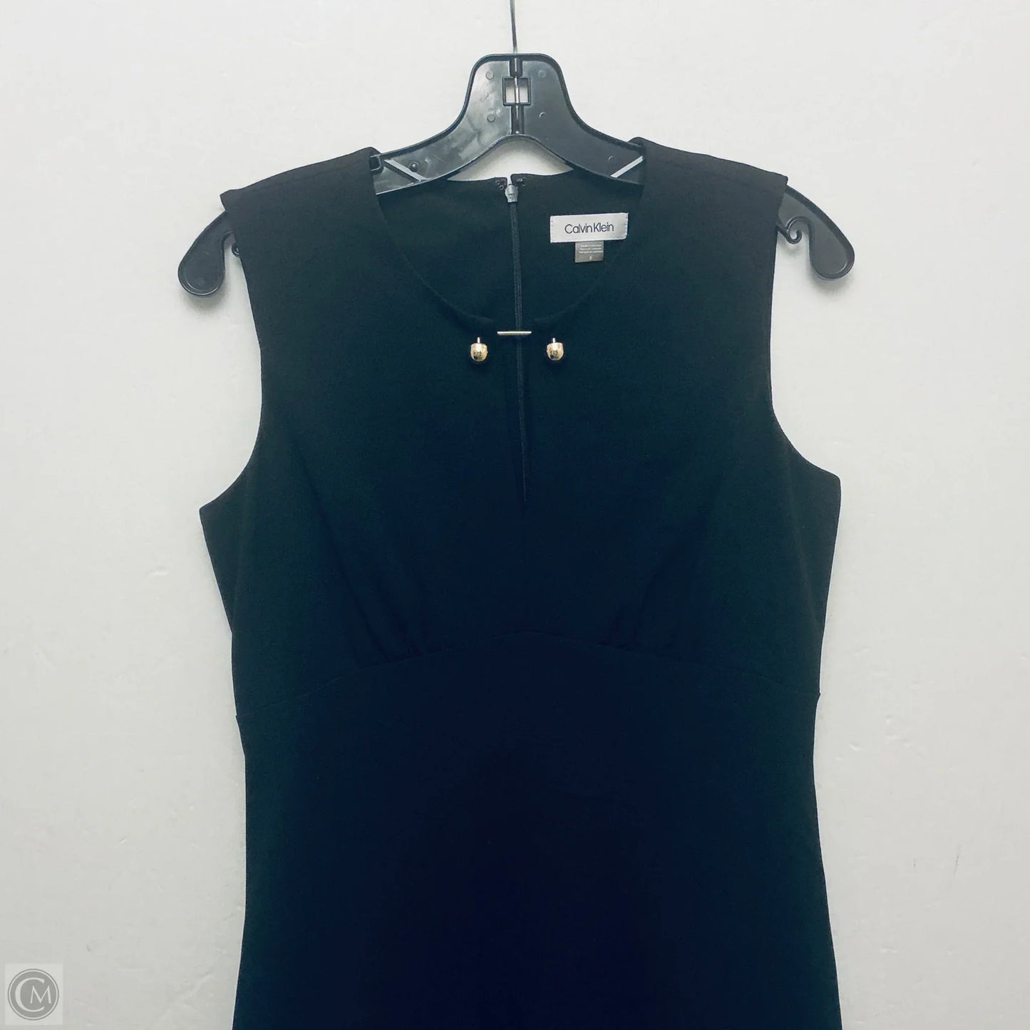Dress Work By Calvin Klein In Black, Size: S