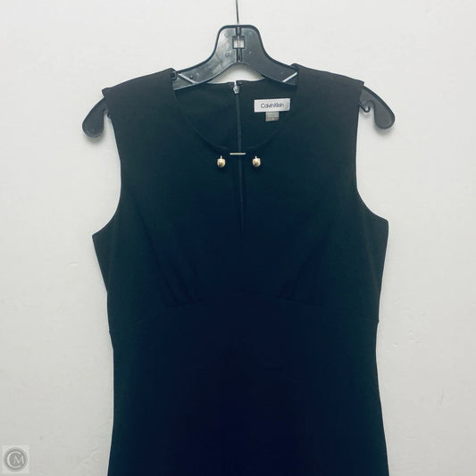 Dress Work By Calvin Klein In Black, Size: S