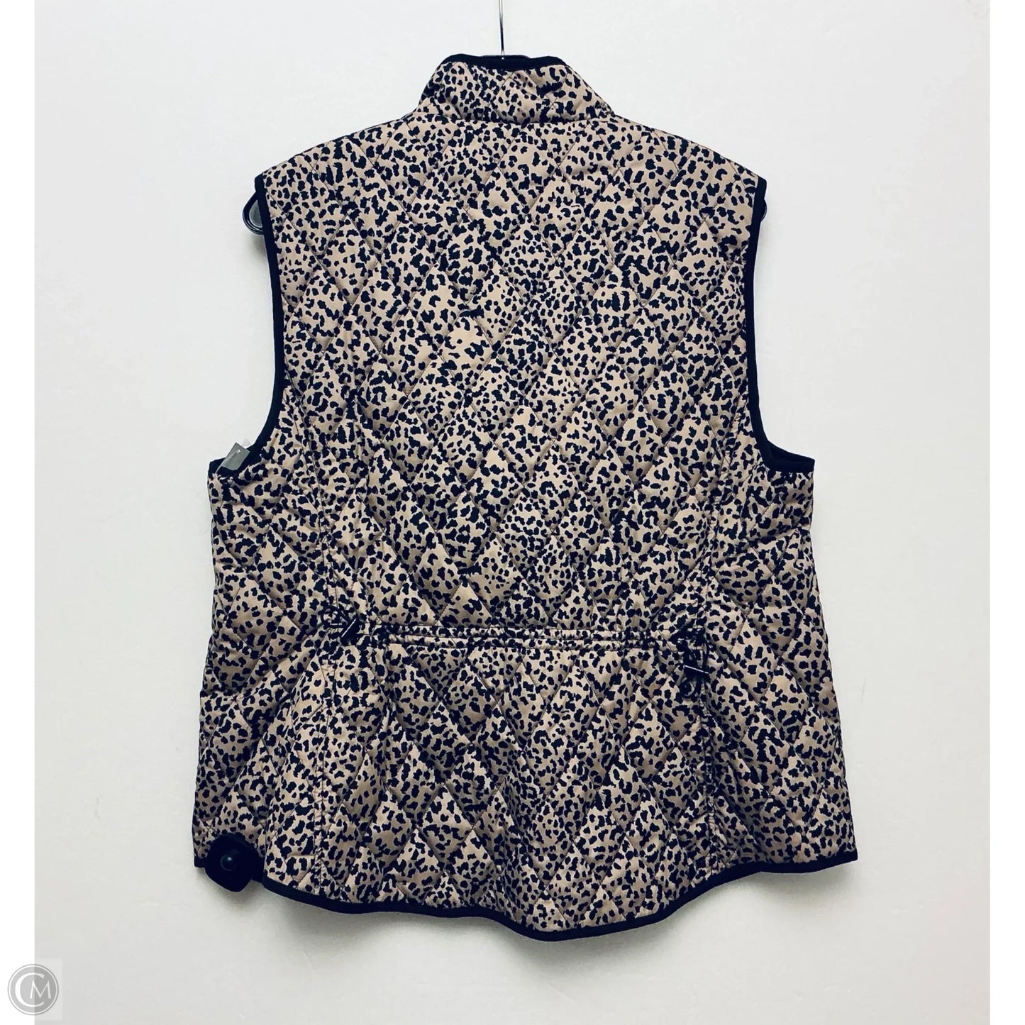 Vest Puffer & Quilted By Croft And Barrow In Animal Print, Size: Xl